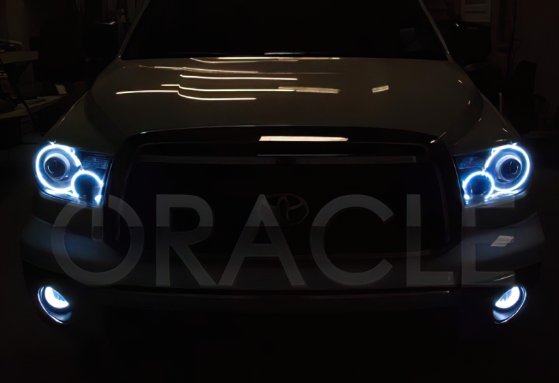 Toyota Tundra Fog Light Halo Kit - ORACLE Lighting - LED - Green - `07-`13